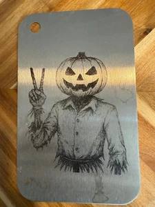 Hochwertiges doppelseitiges Titan Stahl Schneidebrett - gravierbar - Bild 1 von 6