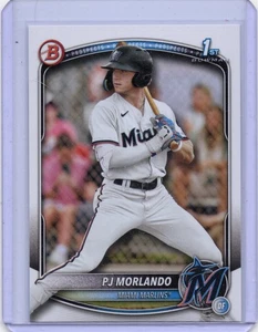 2025 Bowman - Prospects PJ Morlando #BP-91 (RC) Miami Marlins - Picture 1 of 2