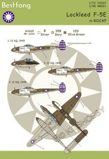 Bestfong Decal 1/48 Lockheed F-5E (P-38) LIGHTNING R.O.C. (Taiwan) AF