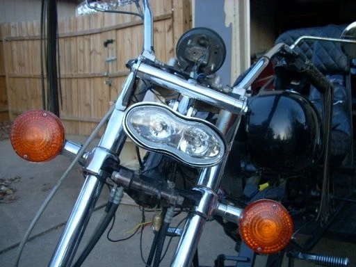 Adaptador de faros de montaje lateral HM3 Kawasaki ZR 1100 ZR1100 550 750 ZR550 ZR750 900 Foto 1 de 1