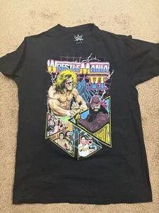 WWE Wrestlemania 6 Retro T Shirt Mens Size Medium Macho Man Ultimate Warrior - Picture 1 of 2