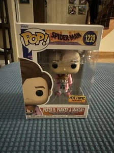 Funko Pop! 1239 Across the Spider-Verse Peter Parker Mayday Hot Topic New Mint - Picture 1 of 4