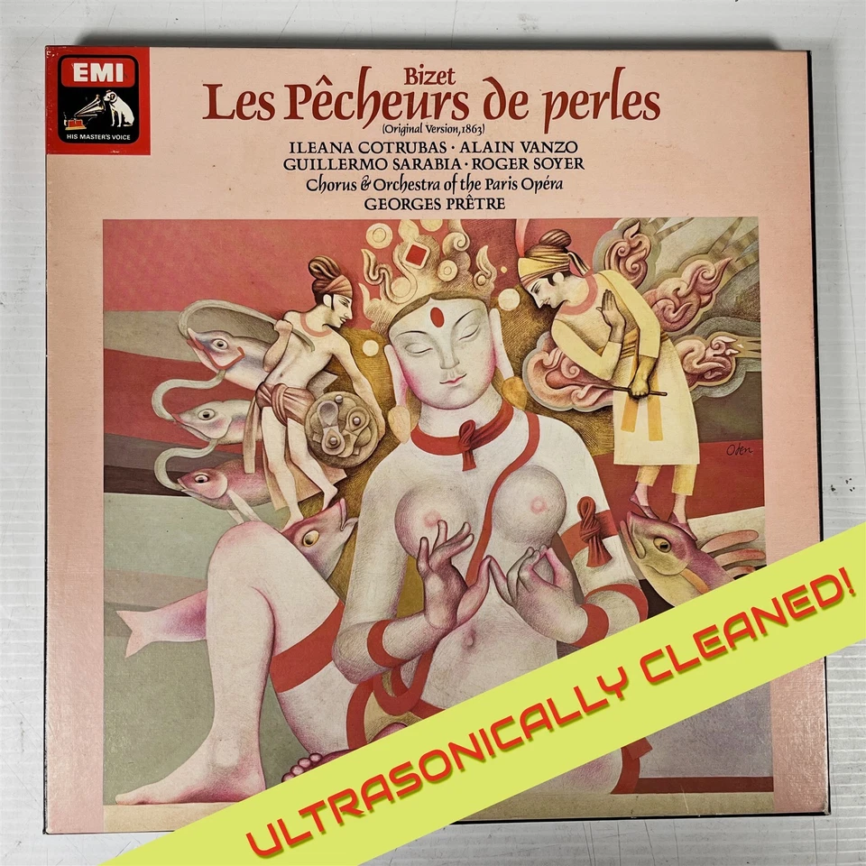Les Pecheurs de Perles Georges Pretre 1978 Double Vinyl Record Quadraphonic - Image 1 of 4