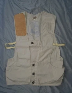 Vtg BOB ALLEN Gun Club Trap shooting Hunting Vest insert pad mens sz Large BAIR - Picture 1 of 9