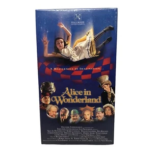 Alice In Wonderland VHS Tape Hallmark Entertainment 1999 Sealed - Picture 1 of 6