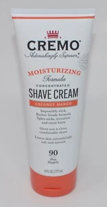 NEW CREMO COCONUT MANGO MOISTURIZING FORMULA CONCENTRATED SHAVE CREAM 6OZ 90 DAY - Picture 1 of 4