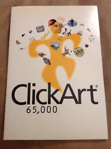 Brøderbund ClickArt 65,000 5 CD's - Click Art Window 95- Vintage - Picture 1 of 4