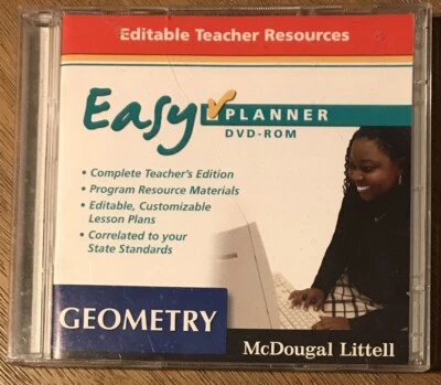 Holt McDougal Larson Geometry: EasyPlanner DVD-ROM - Image 1 of 2
