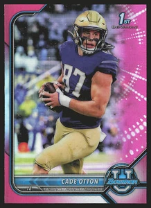 2021-22 Bowman University #75 Cade Otton Chrome Pink 1st - Picture 1 of 2