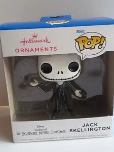 Hallmark Jack Skellington Funko Pop Ornament Nightmare Before Christmas RARE - Picture 1 of 1