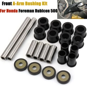 Front Upper+Lower A-Arm Bushing Kit For Honda Foreman Rubicon 500 TRX500 2001-17 - Picture 1 of 9