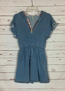 Matilda Jane Girls Size 14 Heart to Heart Head of the Class Blue Knit Rare Dress - Picture 1 of 11