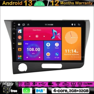 9"Android 13 Head Unit Radio DAB Carplay GPS SAT Navi For HONDA CRZ CR-Z 2010-17 - Picture 1 of 12