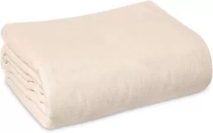 Linteum Textile Cotton Blended Hospital Patient Bath Blanket, Bed Bath Sheet, - Picture 1 of 1