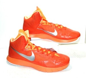 nike lunarlon orange