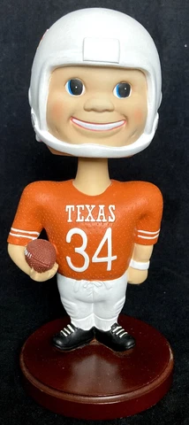 Texas Longhorn Football Bobblehead 2001 The University of Texas #34 Bobbin Head Cover