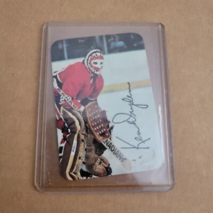 Tarjeta de hockey Topps 1977 ~ insertos brillantes (esquinas redondas) #5 Ken Dryden - Imagen 1 de 2