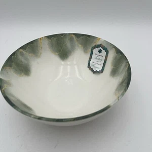 Uno - Intesa Home 6,25" Sopa Ensalada Cereal Tazones Verde Oro Blanco Porcelana NUEVO - Imagen 1 de 3