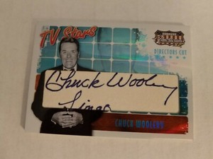 Chuck Woolery 2008 Donruss Americana Directors Cut Star Autograph Auto Card /120
