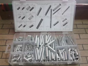 ASSORTIMENTO MOLLE KIT SET 200 pz MOLLA a ESTENSIONE e COMPRESSIONE IN ACCIAIO - Foto 1 di 1