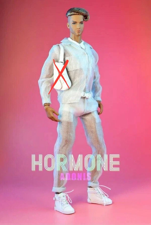 Paquete de moda para muñeca masculina verde hierba hormona Mizi Adonis 13,5" JHD Mizi (sin bolsa) Foto 1 de 4