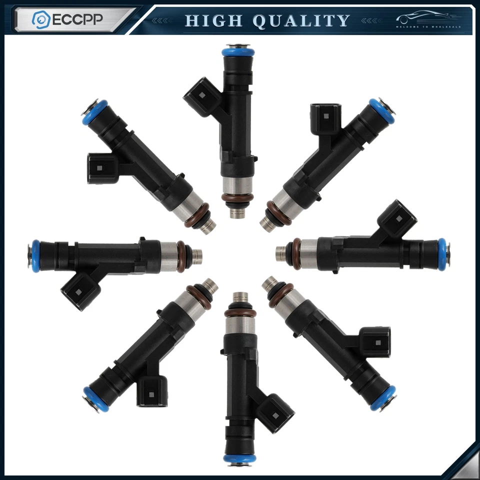 For Ford E-350 E-450 F-250 F-350 Super Duty 2019-2017 6.2L 8PCS Fuel Injectors - Image 1 of 4
