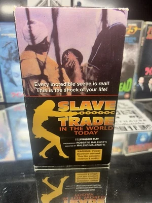 Extremely Rare Slave Trade in the World Today (1999) Mondo Shockumentary VHS - Image 1 of 4