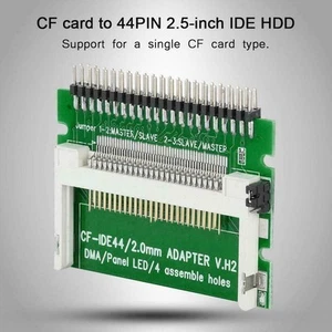 The Compact Flash Card to 2.5" IDE Laptop PC Hard Drive Best *1 Tool H4W8 - Afbeelding 1 van 12
