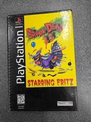 BrainDead 13 Long Box - 1995, PlayStation - Complete CIB W/Manual & Reg. Card - Image 1 of 4