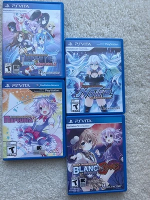Superdimension+Hyperdevotion+Neptunia PP PlayStation PS Vita Games Lot -tested- - Image 1 of 4