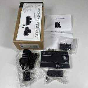 NEW Kramer 810 Composite/S-Video Color Bar/Audio Tone Generator w/ Power Supply - Picture 1 of 8