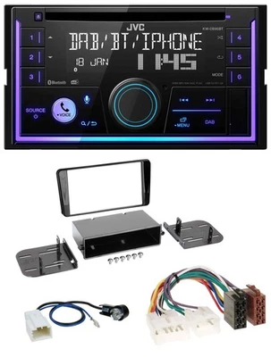 JVC MP3 USB 2DIN DAB Bluetooth CD Autoradio für Subaru BRZ (2017-2020) - Bild 1 von 4