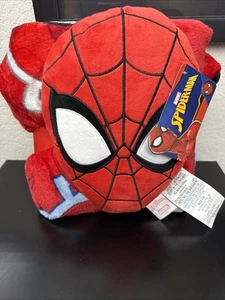 Marvel Spider-Man Nogginz Kissen & Plüsch Decke Set 60" x 90" Neu - Bild 1 von 4