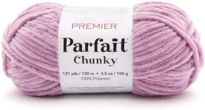 Premier Parfait Chunky Chenille Yarn Dusty Mauve (3 Pack) #6 Super Bulky Weight - Image 1 of 3