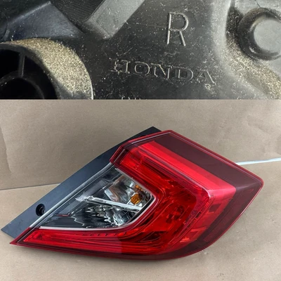 Luz trasera derecha del lado del pasajero original Honda Civic Sedán 2016-2021 OEM Foto 1 de 4