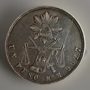 Mexiko Silber Peso 1873 - Bild 1 von 2