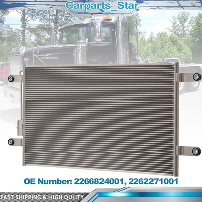 For 2008 2009 Western Star 4900FA 4900EX #2266824001 A/C Condenser With Bracket Foto 1 de 4