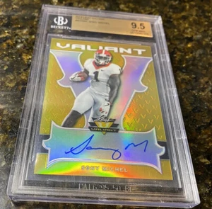 2018 Leaf Valiant REFRACTOR Sony Michel RC SP Auto  #/10 BGS 9.5/10 GEM MT POP 4 - Bild 1 von 7