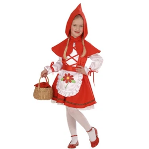 Märchen Kinderkostüm 104 cm 2-3 Jahre Rotkäppchen Kostüm Kind Rotkäppchenkostüm - Bild 1 von 2