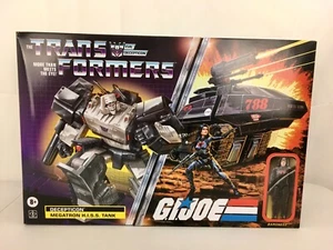 NEW G.I. JOE AND TRANSFORMERS COLLABORATIVE MEGATRON H.I.S.S. TANK WITH BARONESS - Picture 1 of 10