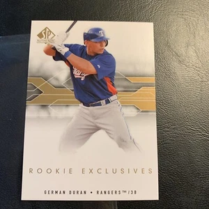 #ge-gd German Duran Texas Rangers 2008SP authentic upper deck Rookie B38a - Picture 1 of 2