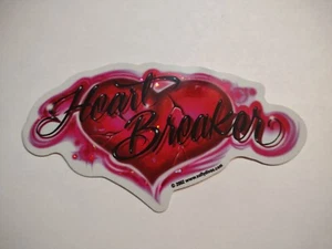 Vintage 2002 Soflydivas Heart Breaker Red Pink Holo Sticker CEI SSSF #12 of 15 - Picture 1 of 2