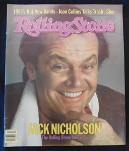 Rolling Stone Magazine 1984 Issue #418 - Jack Nicholson Cover - Imagen 1 de 12