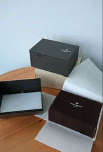 Patek Philippe Complete wrist watch box w all Accessories & Pouch - Picture 1 of 11