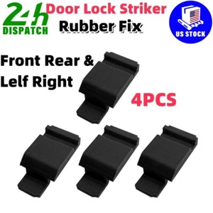 4pcs Door Lock Strikers TO FIX RUBBER For Mercedes-Benz W126 W123 240D 280E 300D - Picture 1 of 6