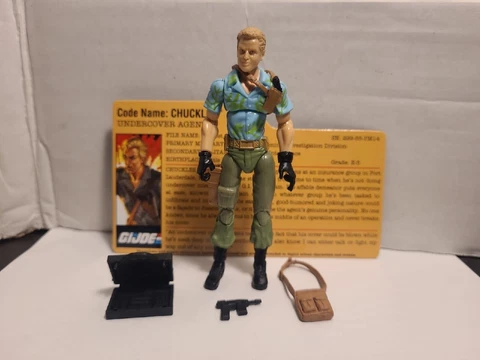 Chuckles GI JOE 25TH Anniversary ASSAULT ON COBRA ISLAND FIGURE G.I Cover