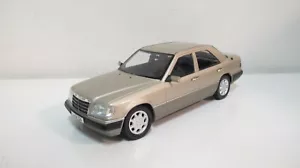 1:18 I-SCALE MERCEDES BENZ E320 E KLASSE FACELIFT W124 BEIGE DIECAST CARS - Picture 1 of 8