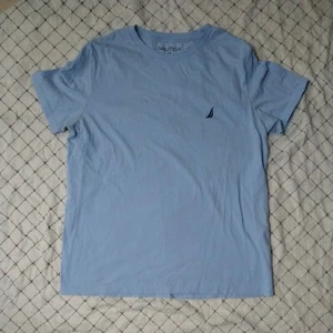 Nautica Mens T Shirt Light Blue Sz Medium - Picture 1 of 6