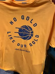 2019 Indiana Playoffs T Shirt SGA Mens XL Gold Pacers Celtics Game 4 - Picture 1 of 2