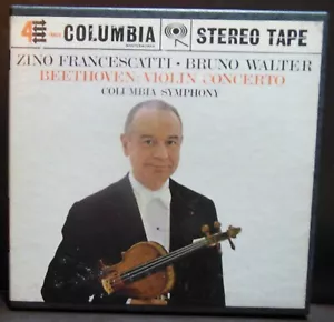 Beethoven Violinkonzert Zino Francescatti Bruno Walter 4 Spur 7 1/2 IPS Rolle - Bild 1 von 7